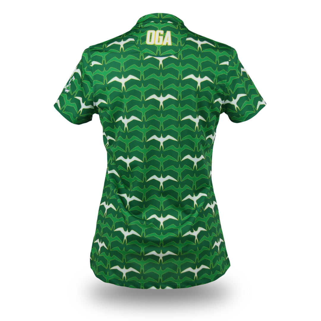 "Wasters 3.0" Iwa Flock - OGA Women's Polo - Grass Green