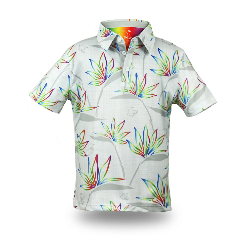 
                      
                        "White Shave Ice Birdies" - OGA Youth Polo - White Shave Ice
                      
                    