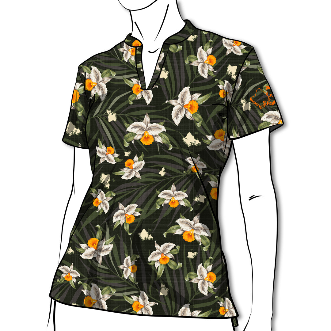 LADIES "CAMO CYMBIOSIS" POLO