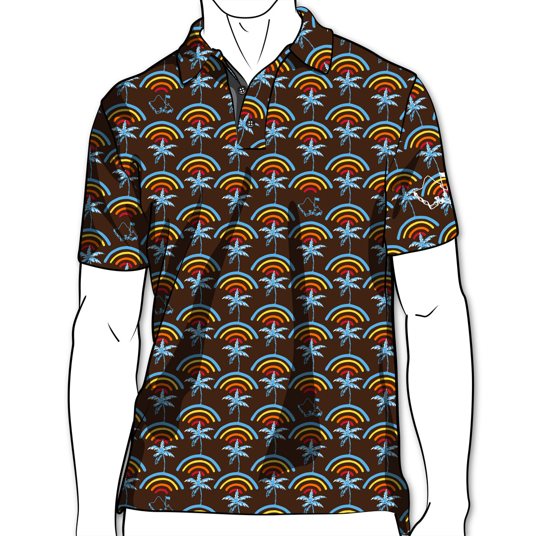 MEN'S BROWN COCOBOWS POLO