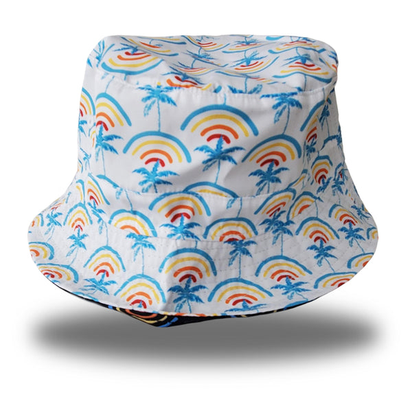 REVERSIBLE BUCKET HAT COCOBOWS ( BLACK and WHITE)