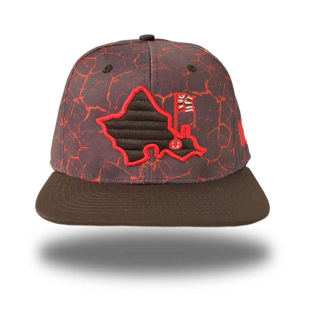 "Lava" - OGA 6 Panel Snapback Cap