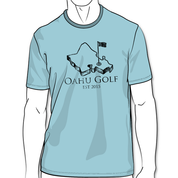 "Standard Issue" UNISEX Graphic Tee - Blue Fog