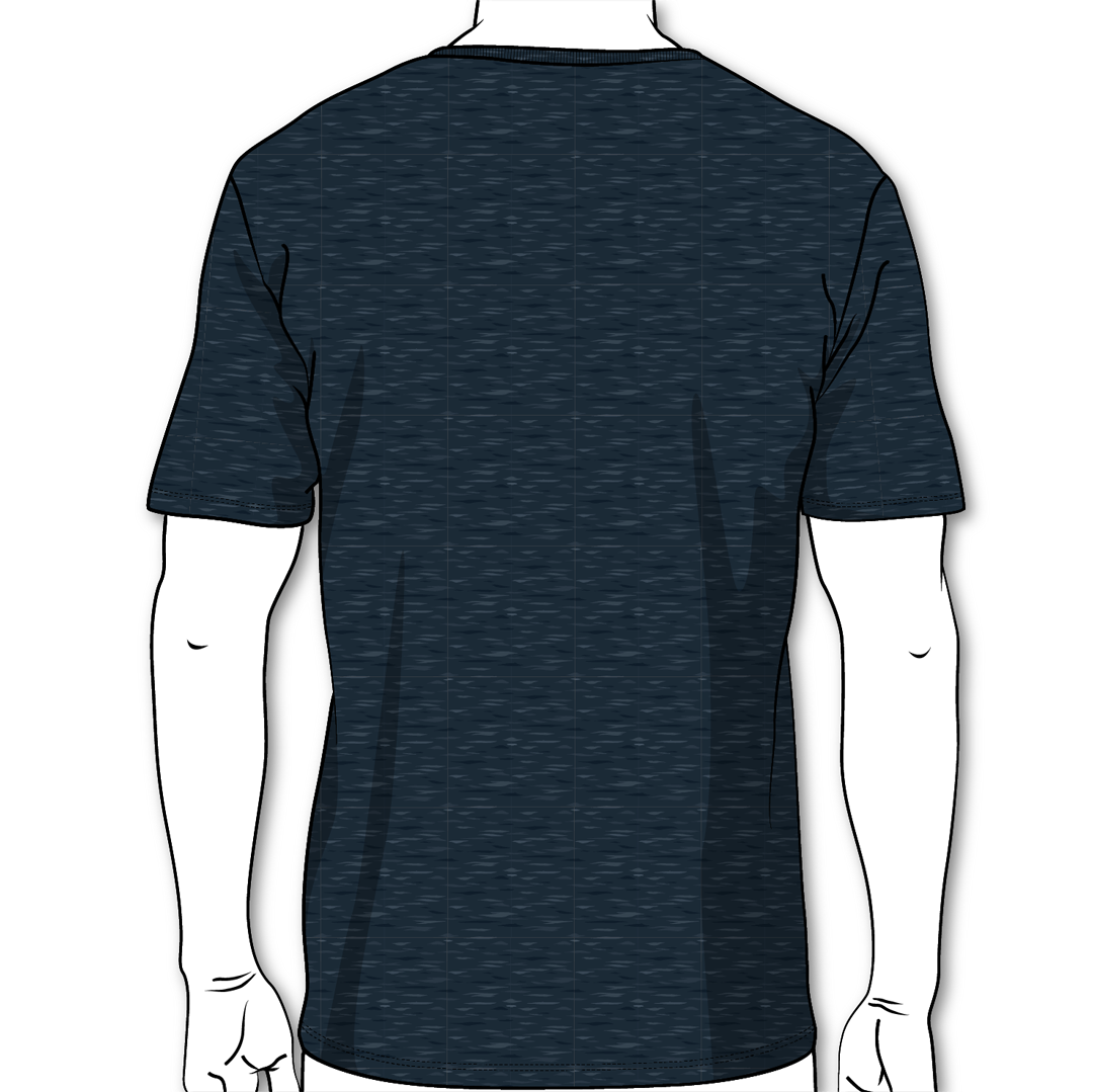 "Standard Issue" UNISEX Graphic Tee - Navy Heather